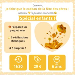 Je Fabrique mon cadeau Mielifique Pour la fête des Pères ! Spécial enfants